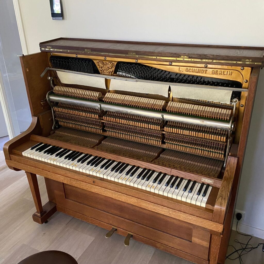 Bas Steemers Pianostemmer in Houten - foto staande piano klein
